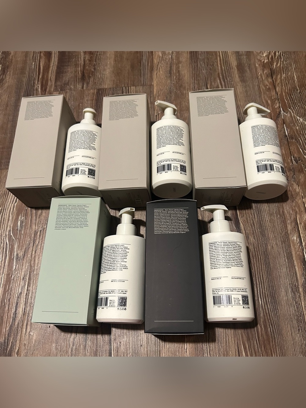 HUGE Salt & Stone Body Lotion 5 Pk Bundle 7 oz Santal Bergamot Black Rose & Oud - Picture 3 of 16